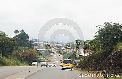 Streets of Cameroon, South West Region Editorial Stock Photo