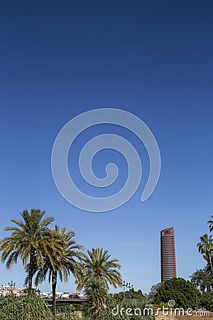 Streets and corners of Seville. Andalusia. Spain Editorial Stock Photo