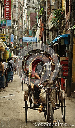 On the streets of Dhaka Editorial Stock Photo