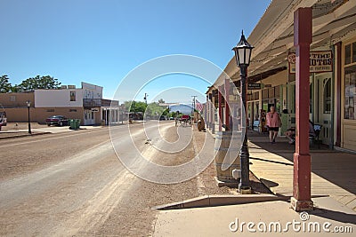 Streets Of Downtown Tombstone Arizona Editorial Stock Photo