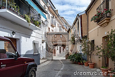 Streets of Guadalupe in CÃ¡ceres Extremadura, Spain Editorial Stock Photo