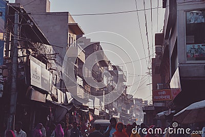 Streets in Jodhpur, Rajasthan, India Editorial Stock Photo