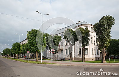 Streets of Liepaja, Latvia Editorial Stock Photo