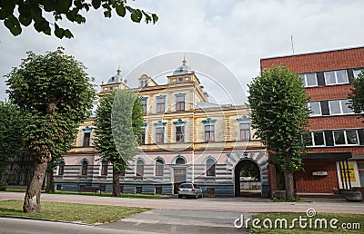 Streets of Liepaja, Latvia Editorial Stock Photo