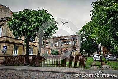 Streets of Liepaja, Latvia Editorial Stock Photo