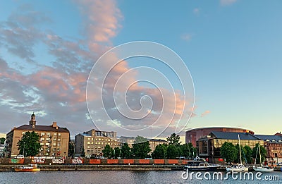 Streets of Liepaja, Latvia Editorial Stock Photo