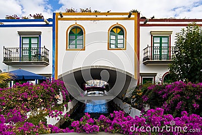 From the streets in Mogan, Gran Canaria Stock Photo