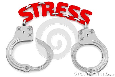 Stress as a limiter of freedom Stock Photo