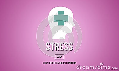 Stress Depression Anxiety Expression Frustration Concept Stock Photo