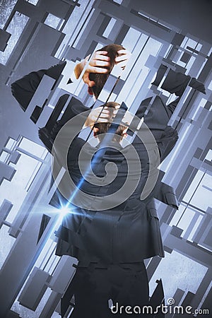 Stress and failure concept Stock Photo