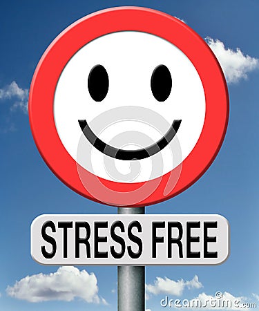 Stress free relaxation no pressure Stock Photo