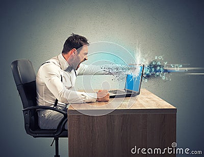 Stress and frustration Stock Photo