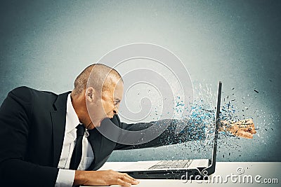 Stress and frustration Stock Photo