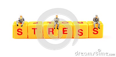 Stress management Stock Photo