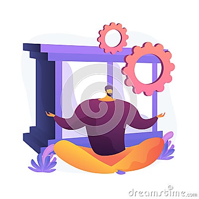 Stress reduction and relieving activity vector concept metaphor Vector Illustration