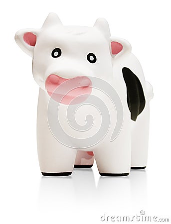 Stress Relief Cow Stock Photo