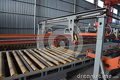 Experimental study on large precast prestressed concrete spatial structures Stock Photo