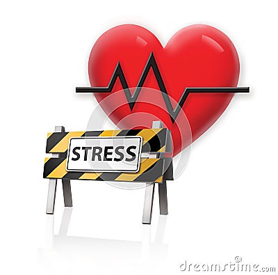 Stress Warning Stock Photo