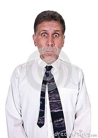 Stressed Sad Businessman Work Too Much Bad Job Stock Photo