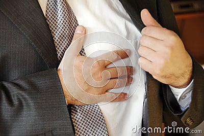 Stressful job troubles Stock Photo