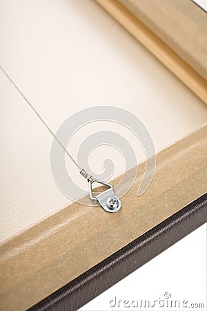 Stretched canvas detail Stock Photo