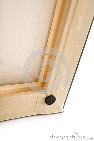 Stretched canvas detail Stock Photo