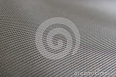 Stretched grey mesh polyester fabric. Stock Photo