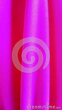 Stretchy fabric in bright pink with a cool tint. Material for tailoring swimwear, sportswear, underwear. On the stretch fabric, Editorial Stock Photo