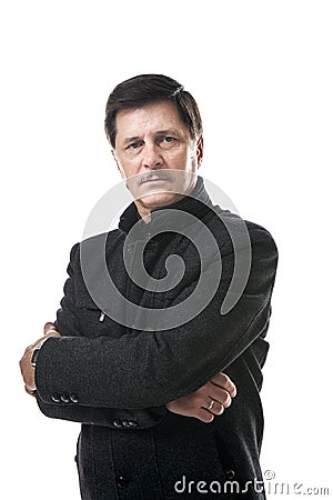 Strict office boss Stock Photo
