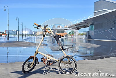 Strida folding bike Editorial Stock Photo