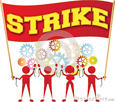 Strike Stock Photo