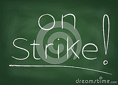 On strike Stock Photo