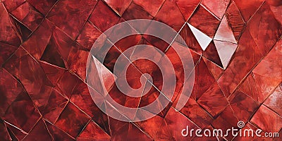 A striking crimson red diamond pattern with subtle reflections, adding depth and vibrancy to the Stock Photo