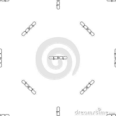 Strip contraceptive pattern seamless vector Vector Illustration