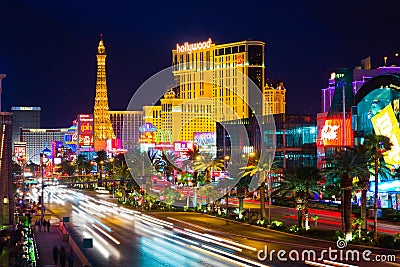 The Strip in Las Vegas Editorial Stock Photo