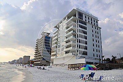 Destin Florida Oceanfront Editorial Stock Photo