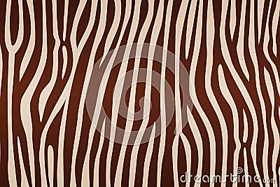 Stripe animals jungle texture zebra vector white repeated seamless brown chocolate Vector Illustration