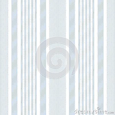 Stripe pattern in light blue and white. Textured vertical wide large pastel lines for wallpaper, mattress, bed sheet, duvet cover. Stock Photo