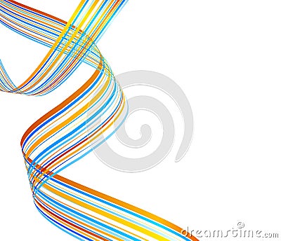 Striped abstract background. Vector Illustration