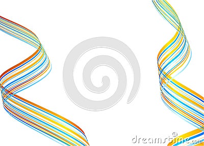 Striped abstract background. Vector Illustration