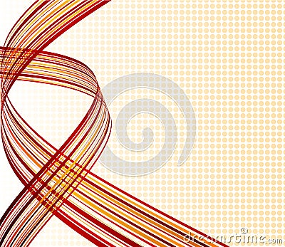 Striped abstract background. Vector Illustration