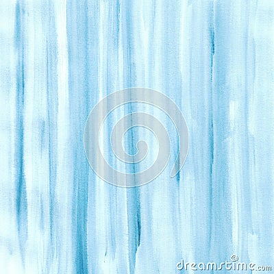 Blue watercolor texture background, hand painted Stock Photo