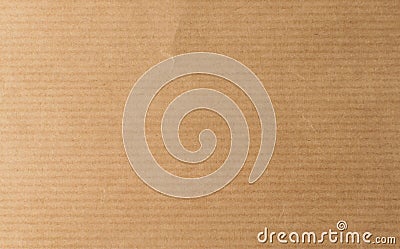 Striped Brown Craft Paper Top View with Copy Space Stock Photo