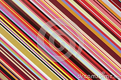 Striped color gift paper Stock Photo