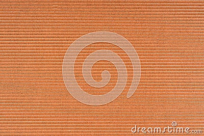 Striped embossed brown paper.Bronze paper texture background. Stock Photo