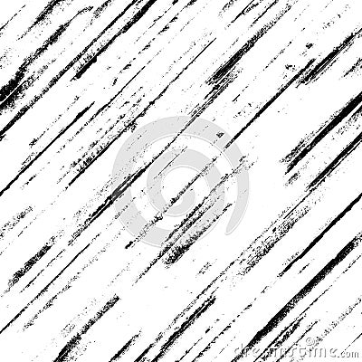 Striped grunge black and white seamless pattern Cartoon Illustration