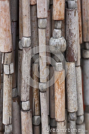 Striped lines of wood Stock Photo