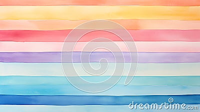 Striped watercolor abstract background Stock Photo