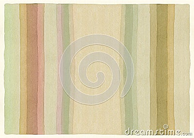 Striped watercolor background Stock Photo