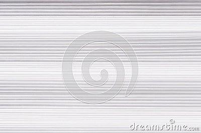 Striped wavy white paper texture, abstract background. Stock Photo